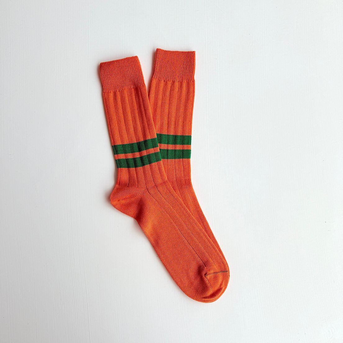 Heritage 9.1 Socks - Vintage 1960 Double Emerald Stripes