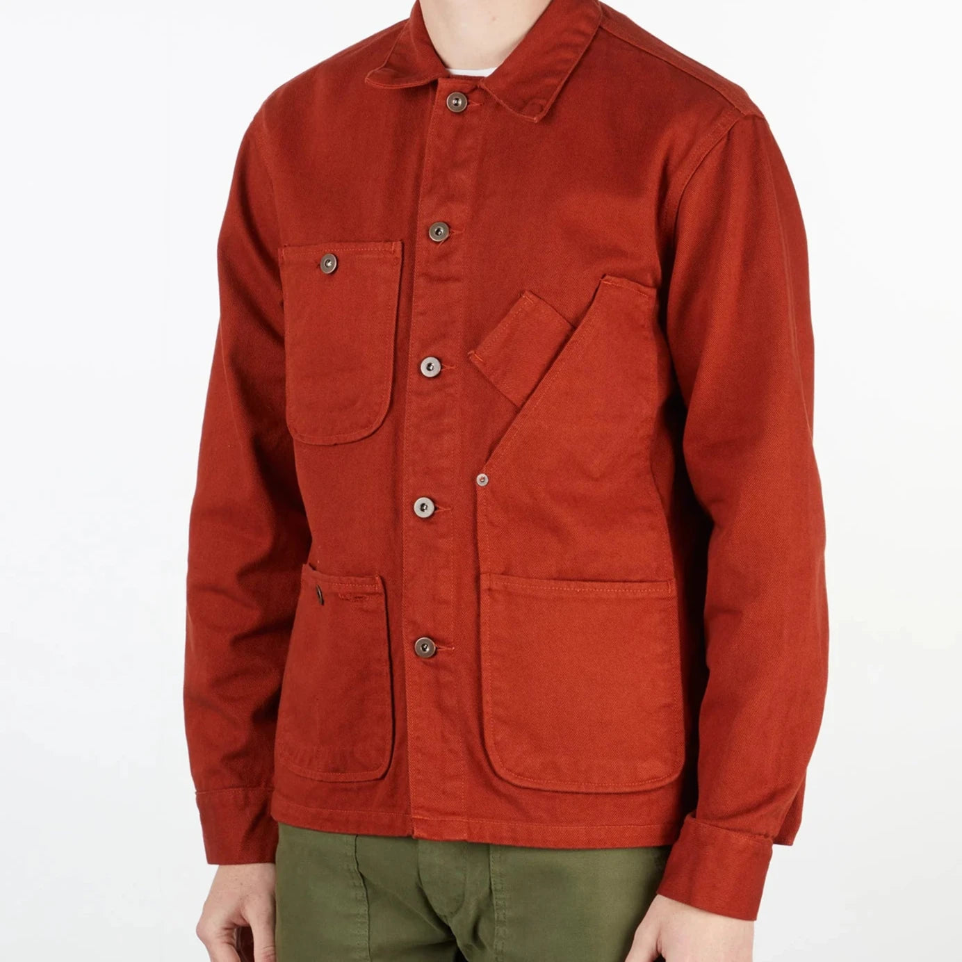 Tellason Coverall Jacket 13oz International Orange