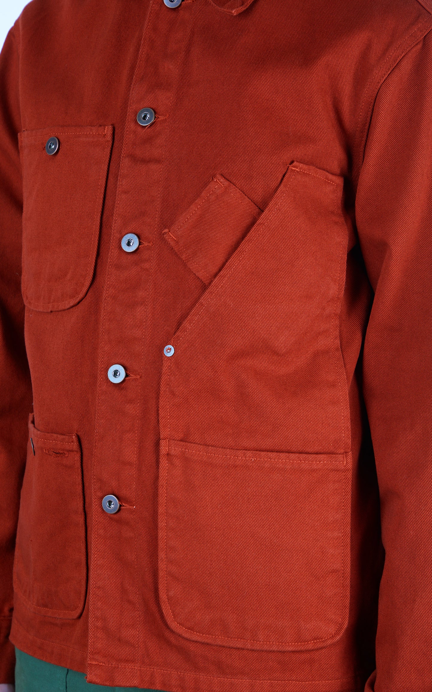 Tellason Coverall Jacket 13oz International Orange