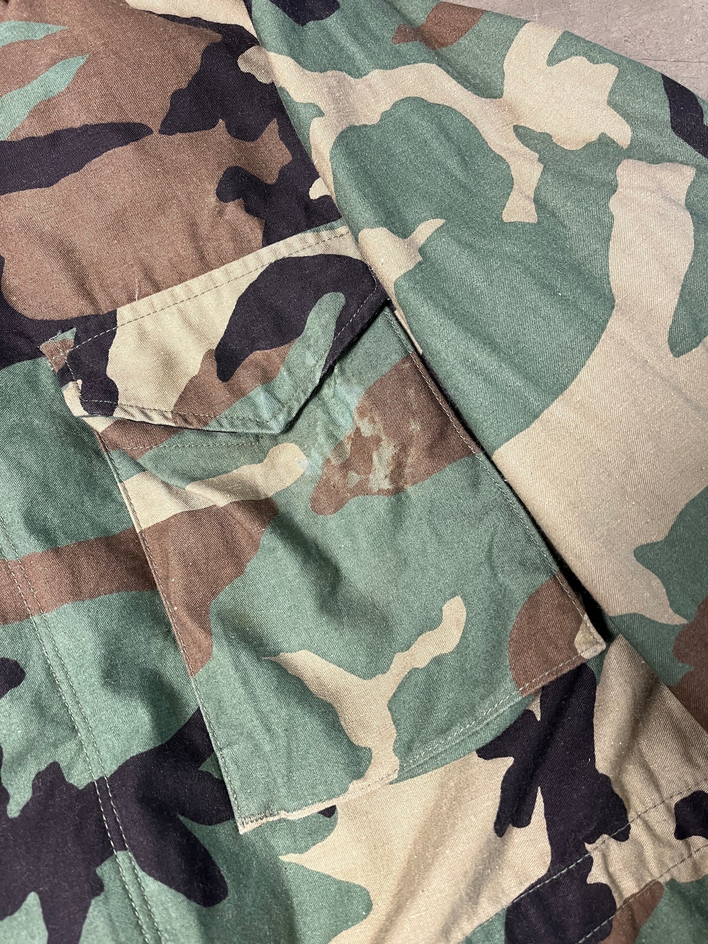 M-65 Woodland Camo Field Jacket (XL)