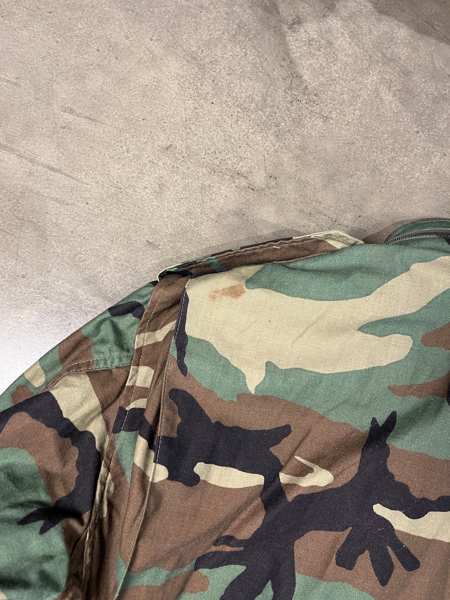 M-65 Woodland Camo Field Jacket (XL)