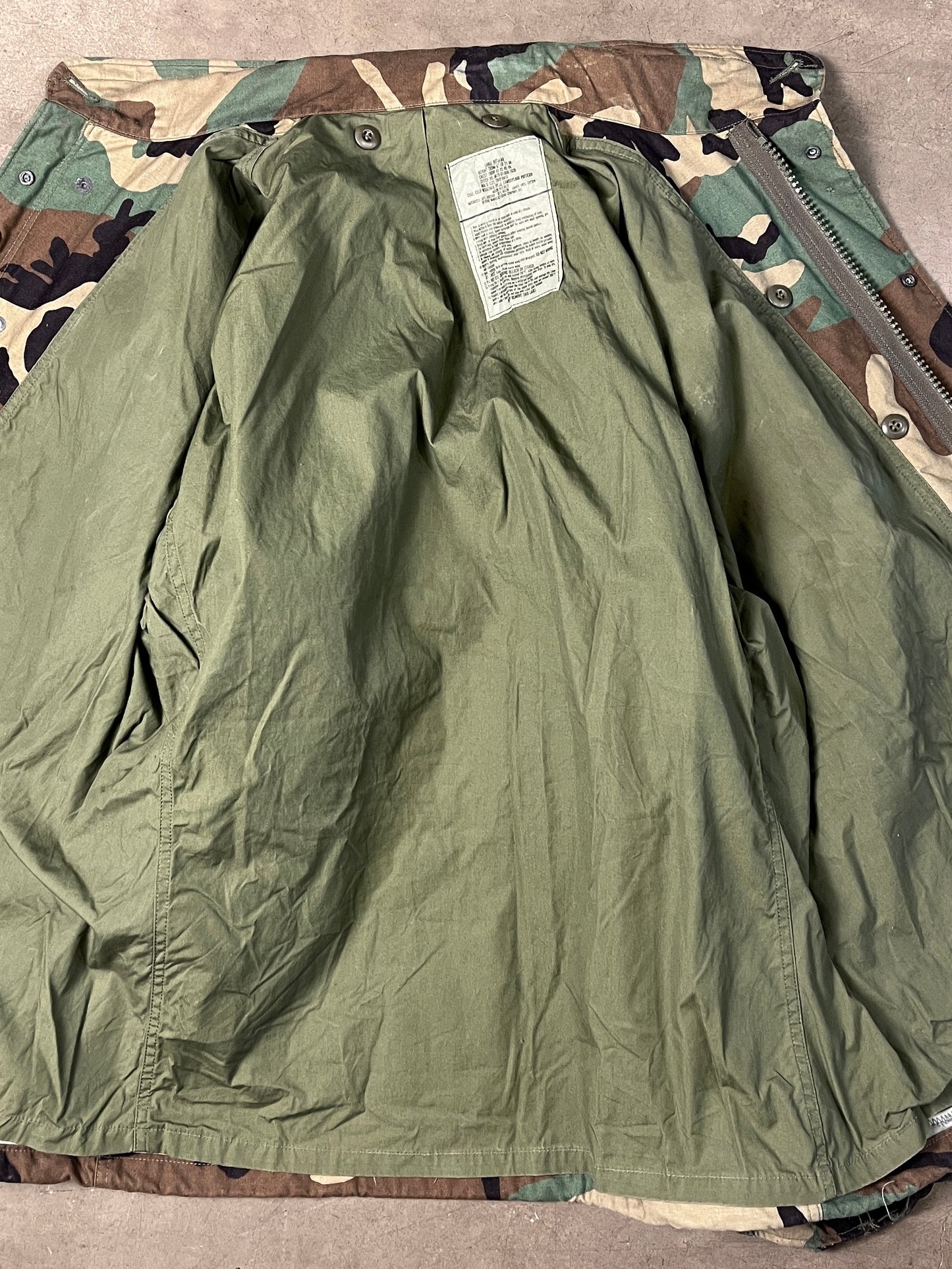 M-65 Woodland Camo Field Jacket (XL)