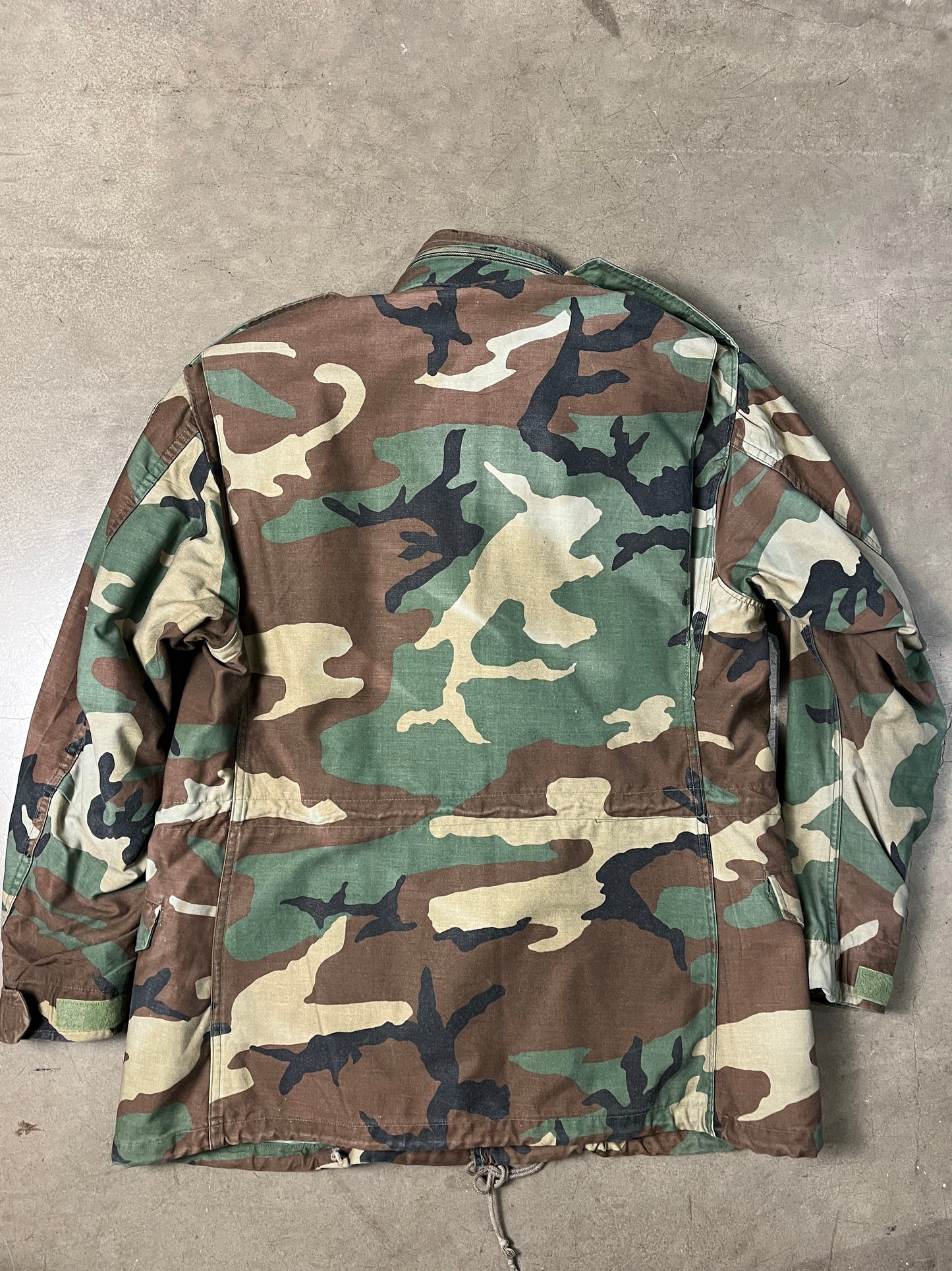 M-65 Woodland Camo Field Jacket (L)