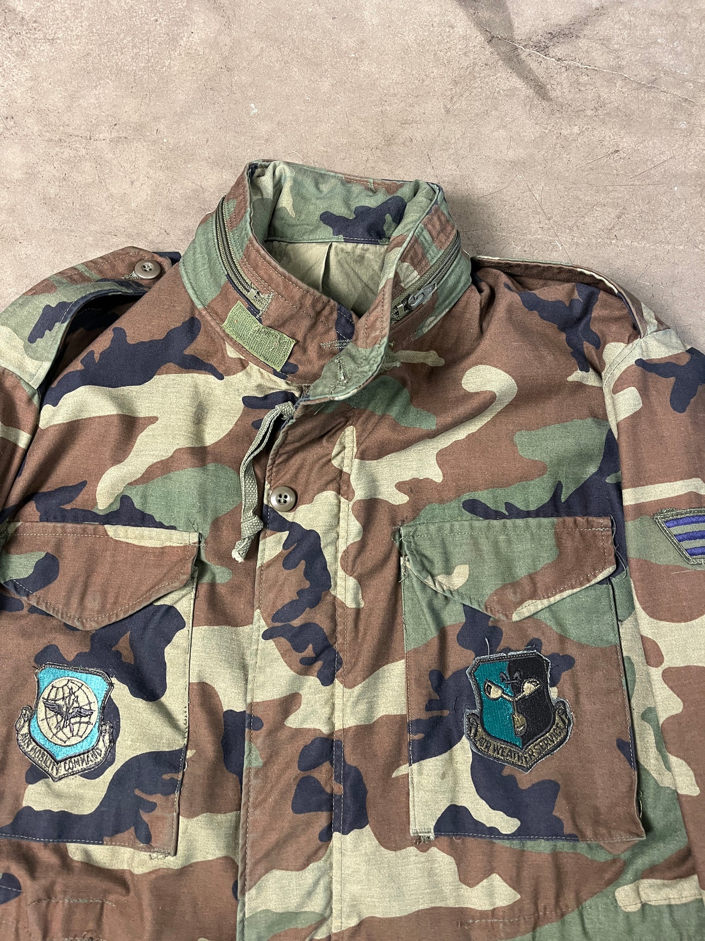 M-65 Woodland Camo Field Jacket (XL)