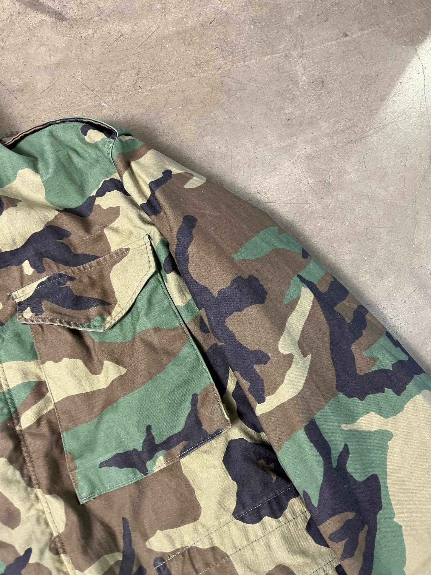 M-65 Woodland Camo Field Jacket (M)