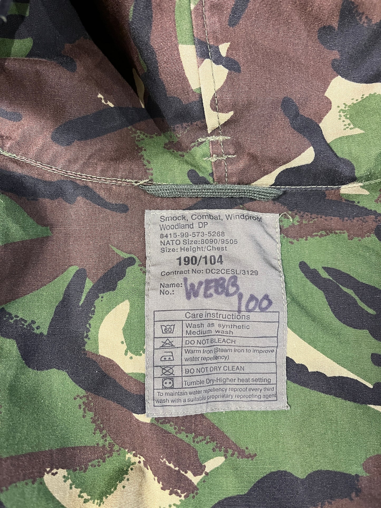 British Woodland Windproof Smock (XL)