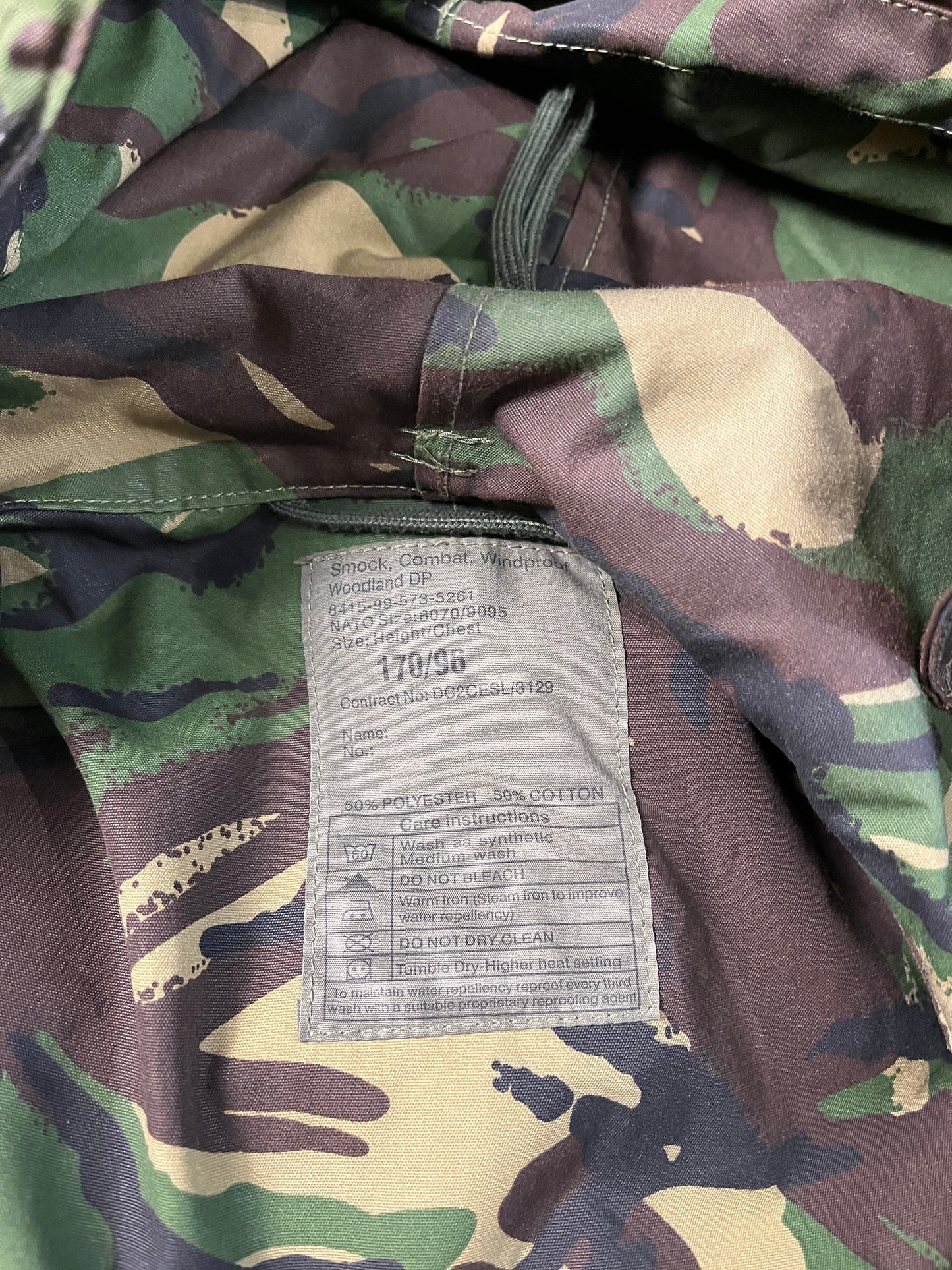 British Woodland Windproof Smock (M)