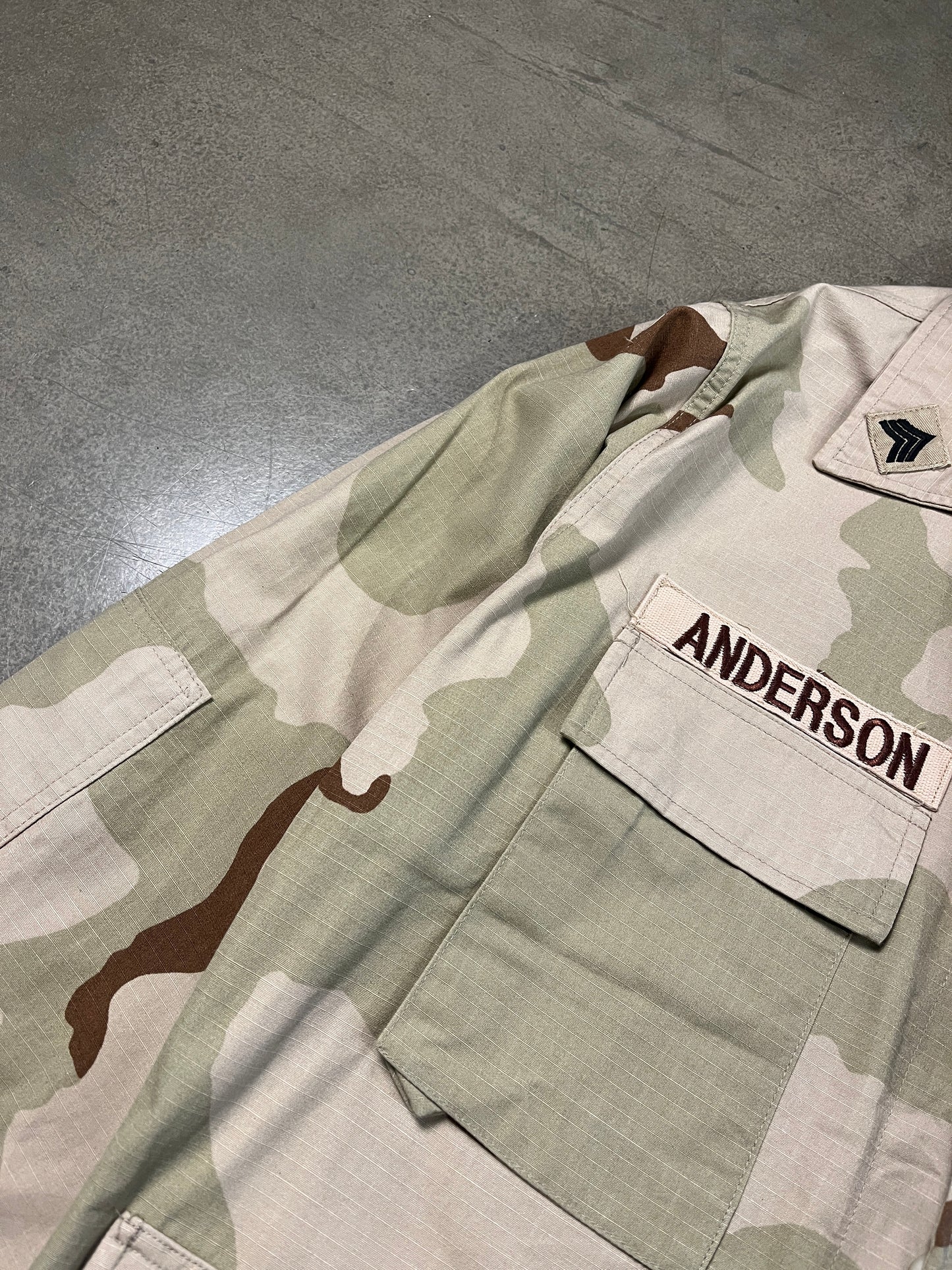 US 3-Color Desert Camo Jacket (L)
