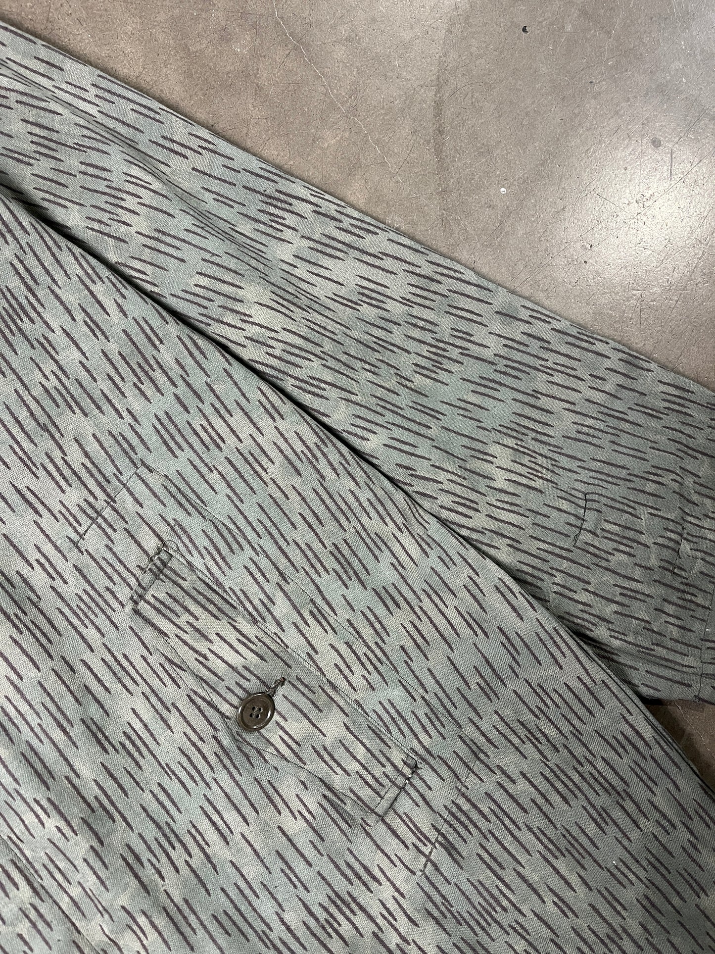 Czechoslovakian 60's Raindrop Camo Coat