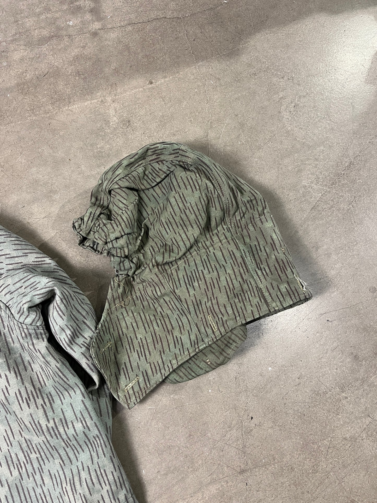 Czechoslovakian 60's Raindrop Camo Coat