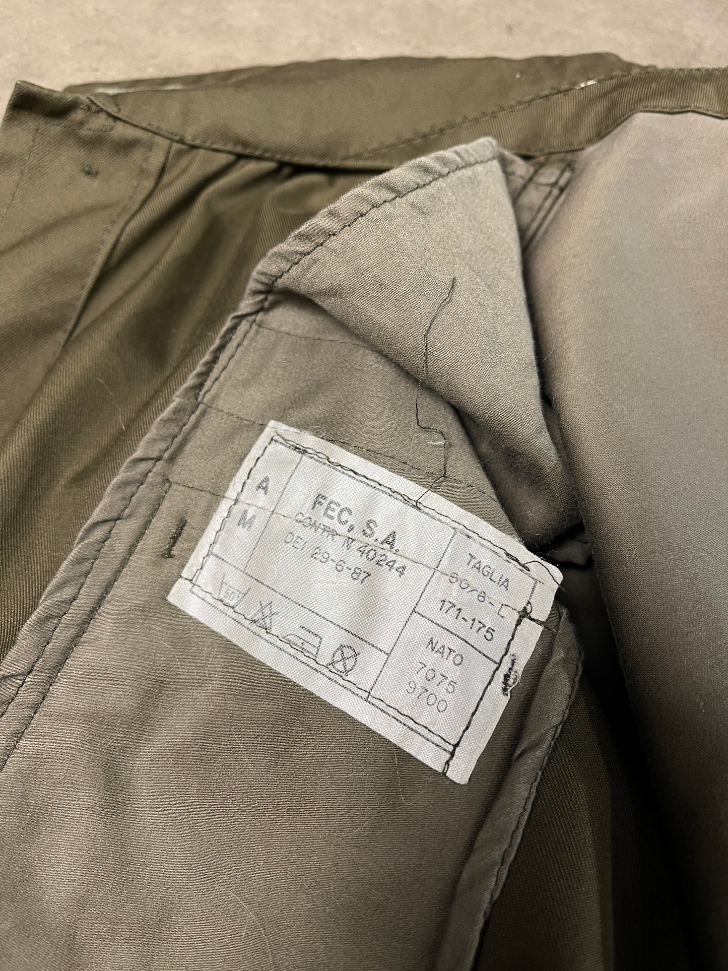 Italian Army 70's Field Jacket