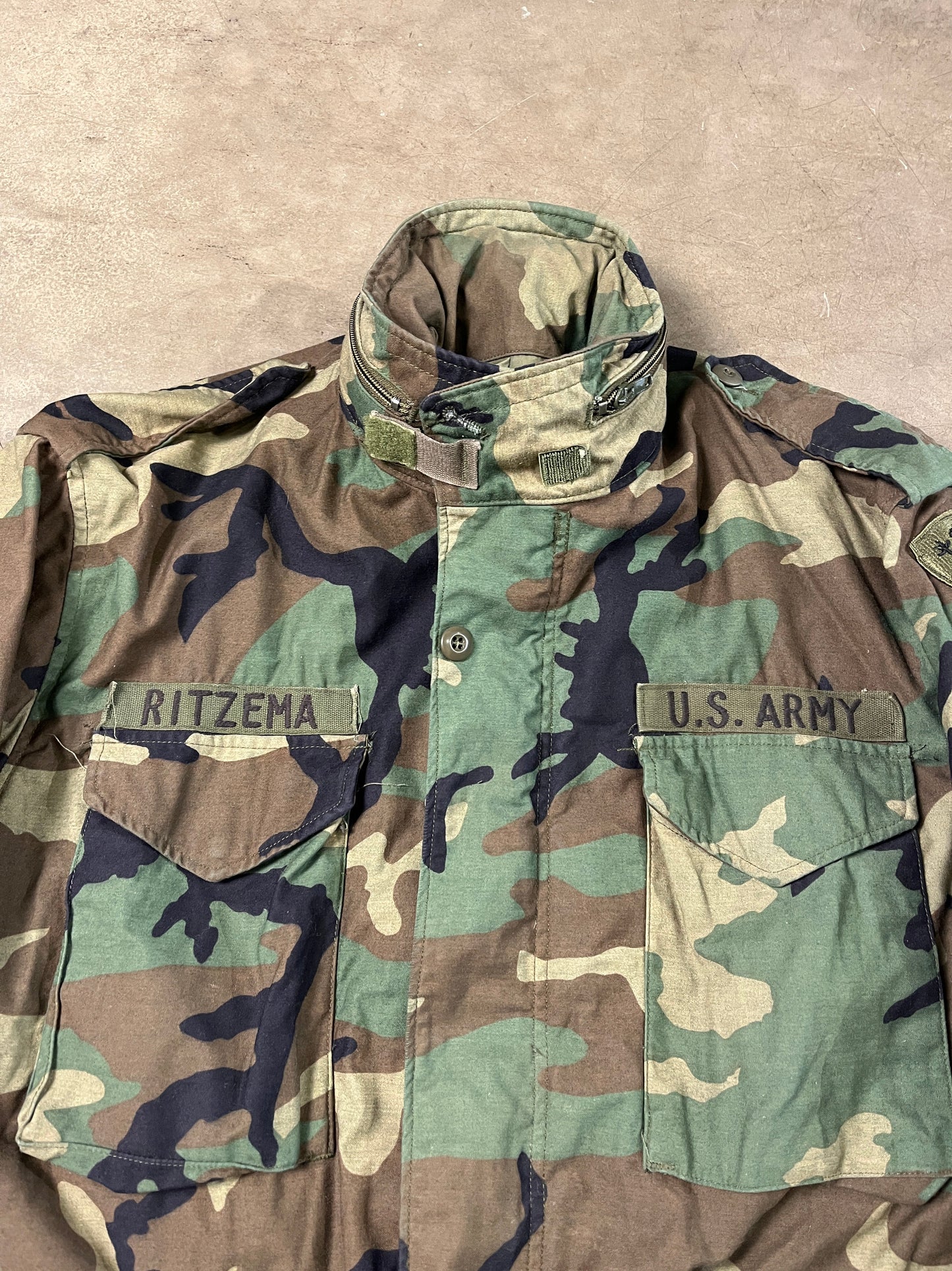 US Army Woodland M-65 Field Jacket (X-Large)
