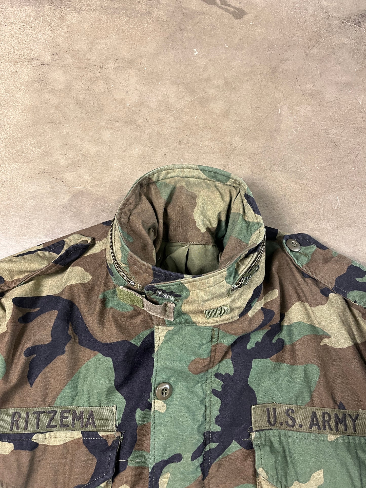 US Army Woodland M-65 Field Jacket (X-Large)