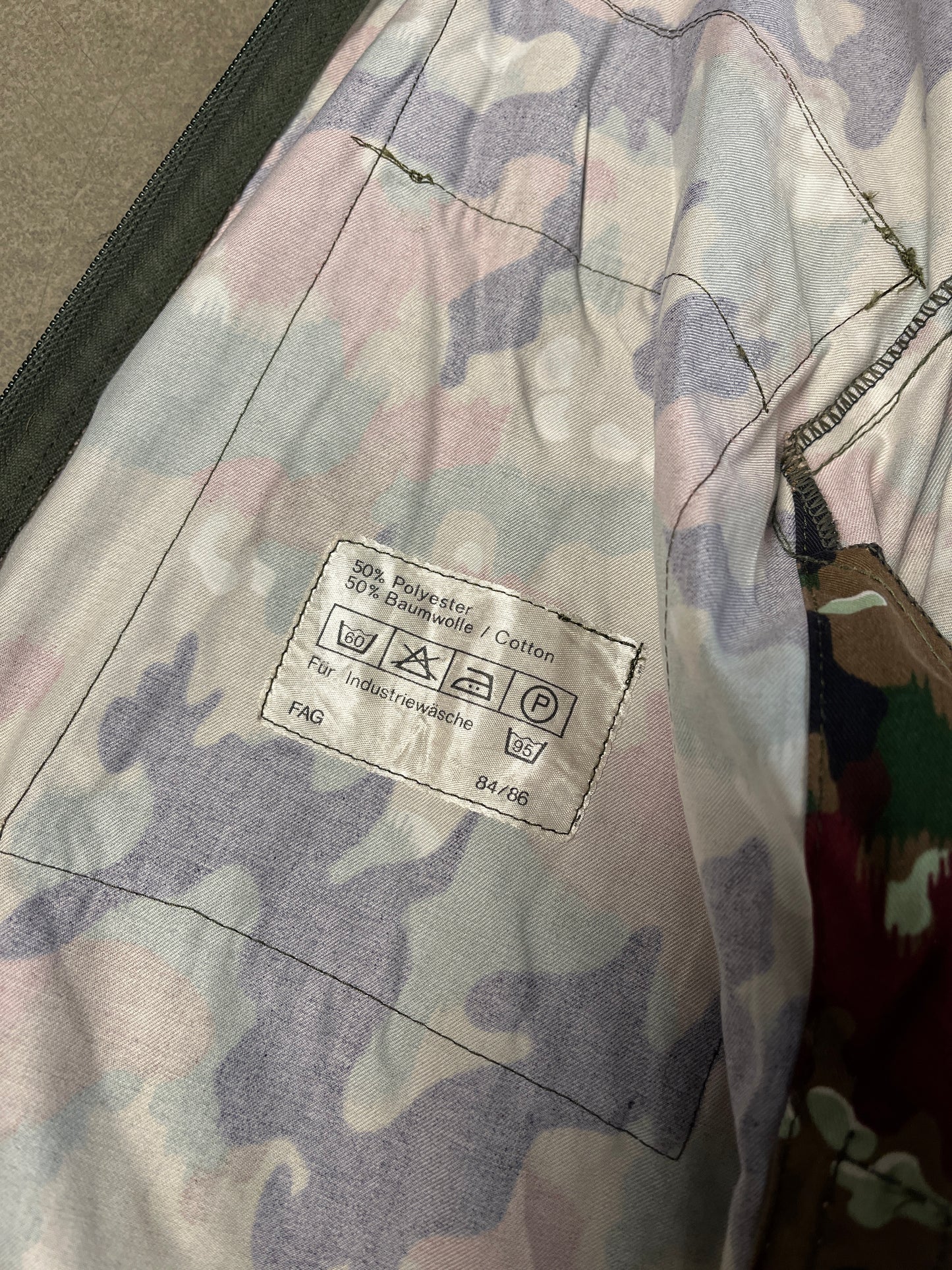 Swiss Army 80's Camo Jacket