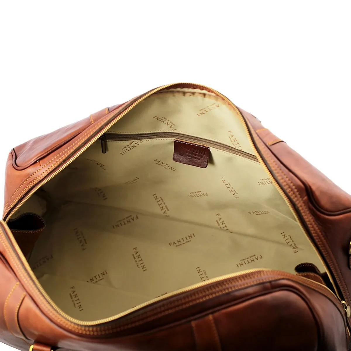 Fantini Pelletteria Leather Travel Bag Lisbona