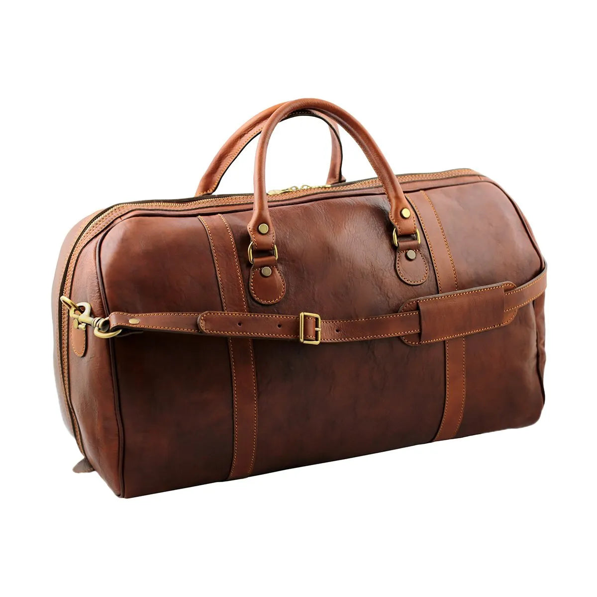 Fantini Pelletteria Leather Travel Bag Lisbona