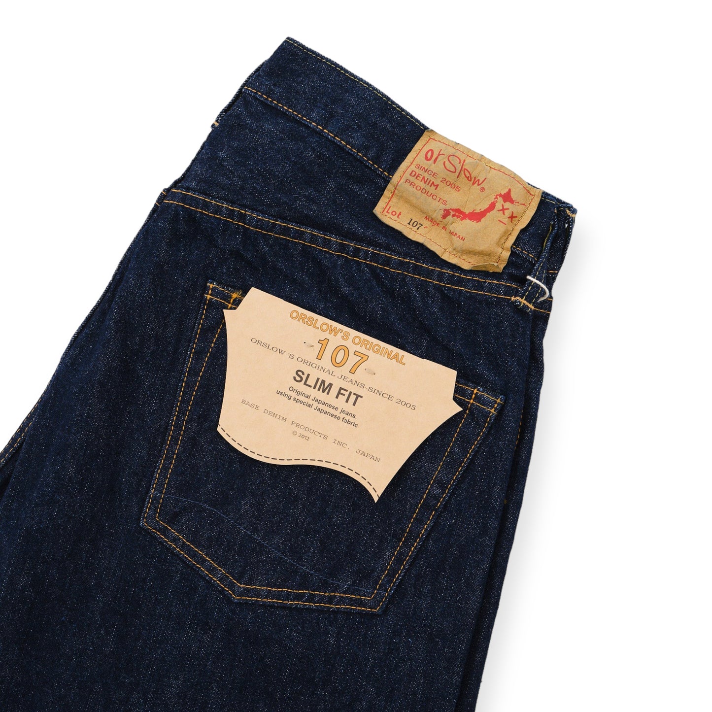 orSlow 107 IVY FIT SELVEDGE JEANS ONE WASH
