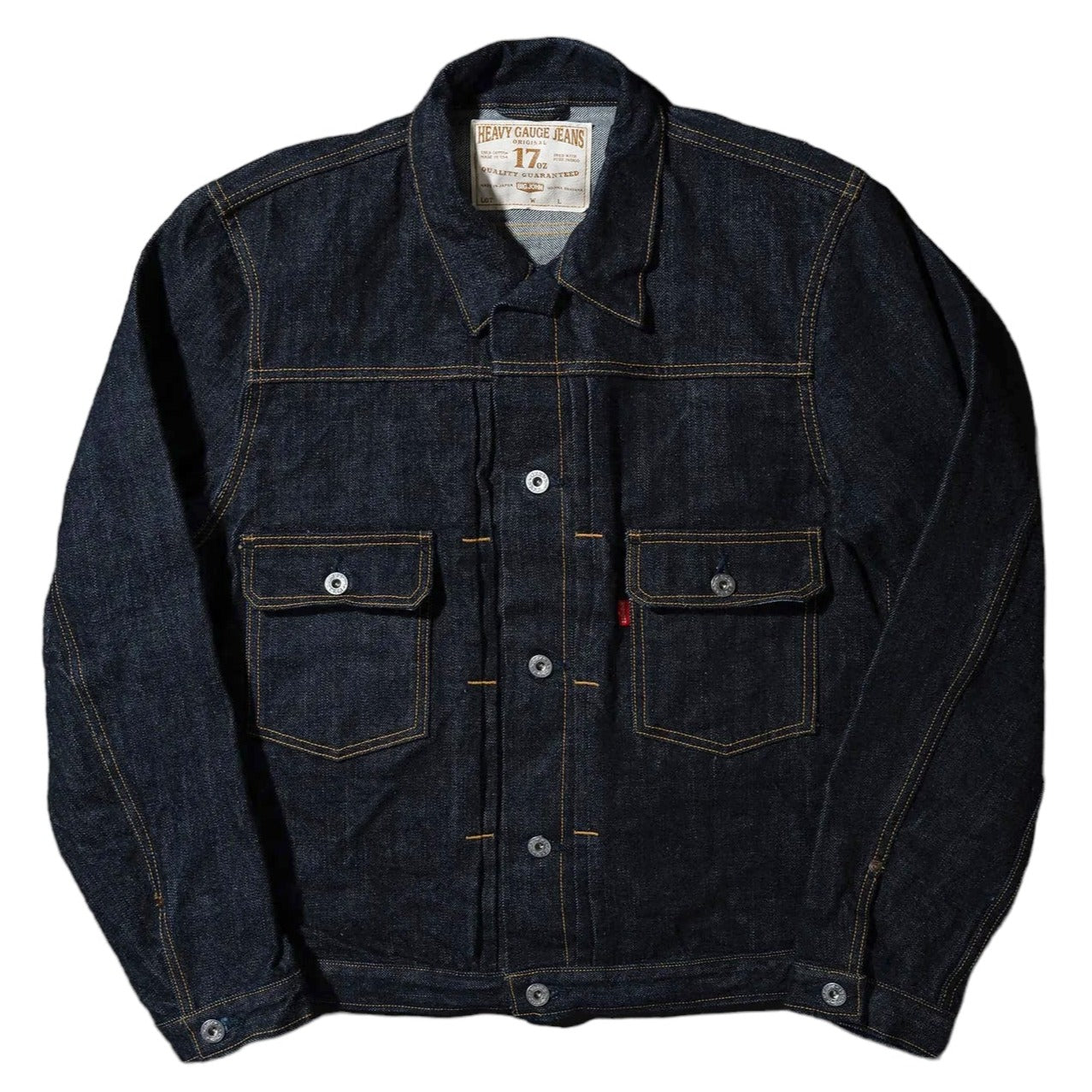 BIG JOHN M6803 (001) 17oz Heavy Gauge Denim Jacket