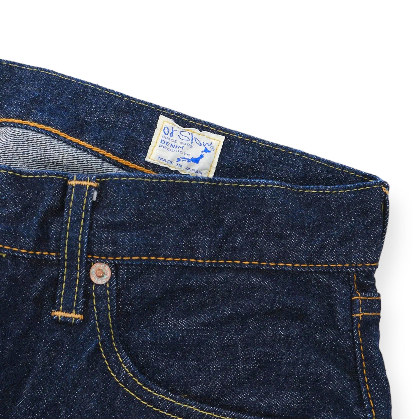 orSlow 107 IVY FIT SELVEDGE JEANS ONE WASH