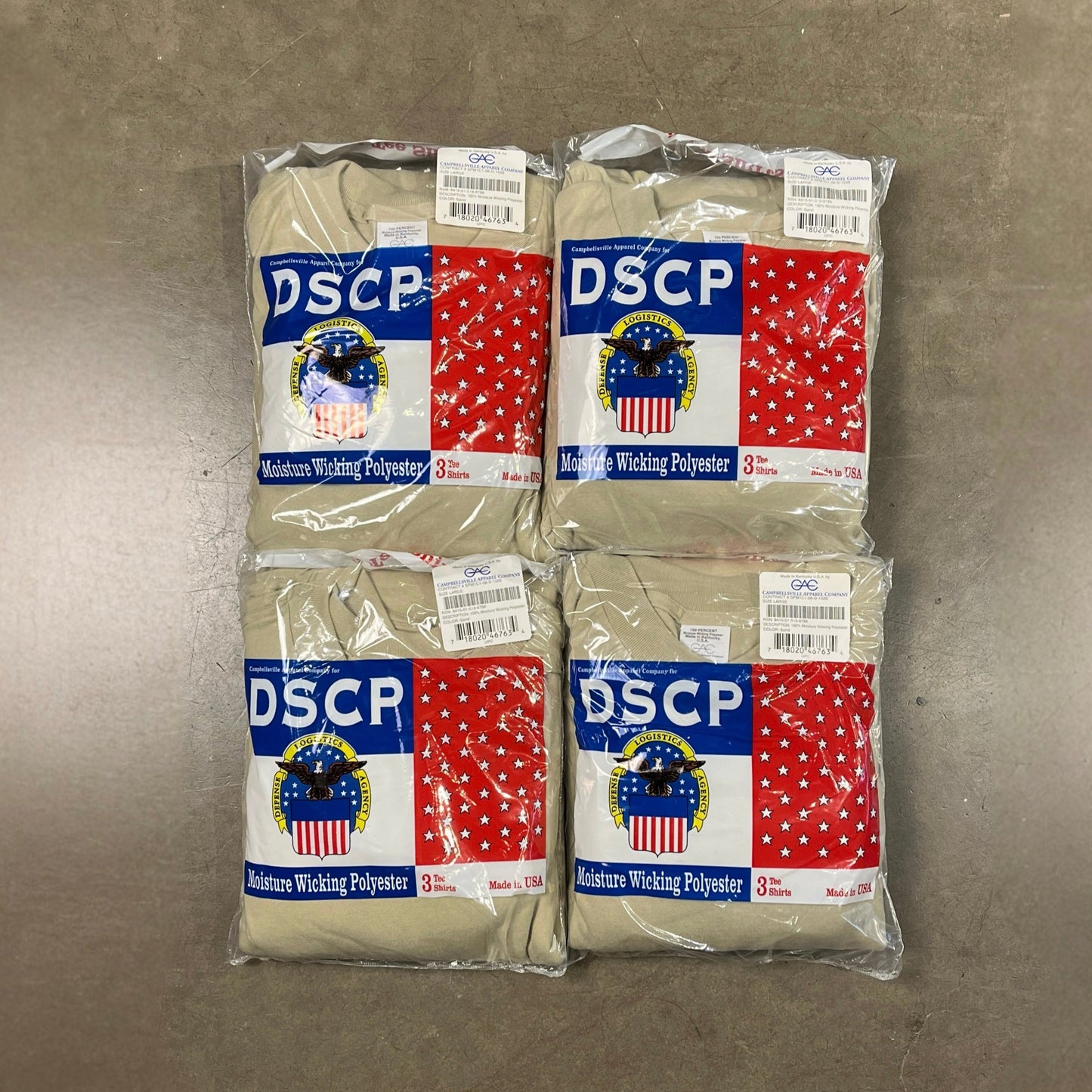 DSCP Moisture-wicking T-Shirt (3'lü paket)