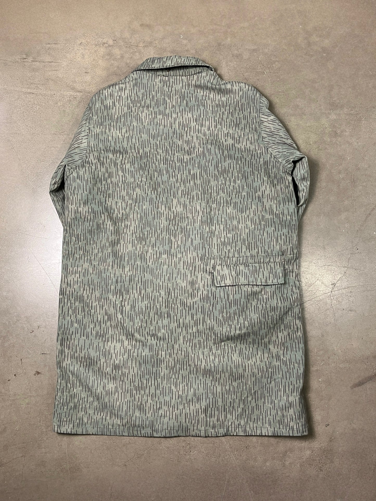 Czechoslovakian 60's Raindrop Camo Coat