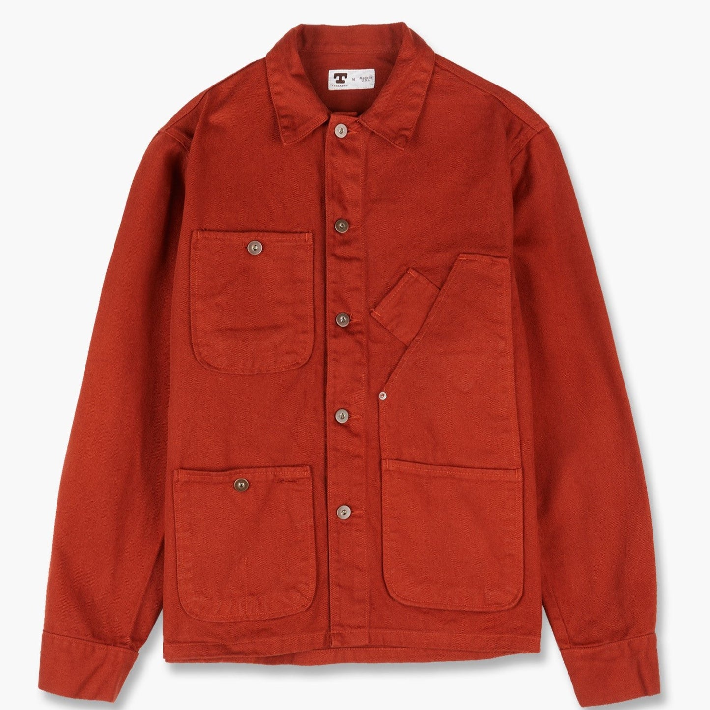 Tellason Coverall Jacket 13oz International Orange