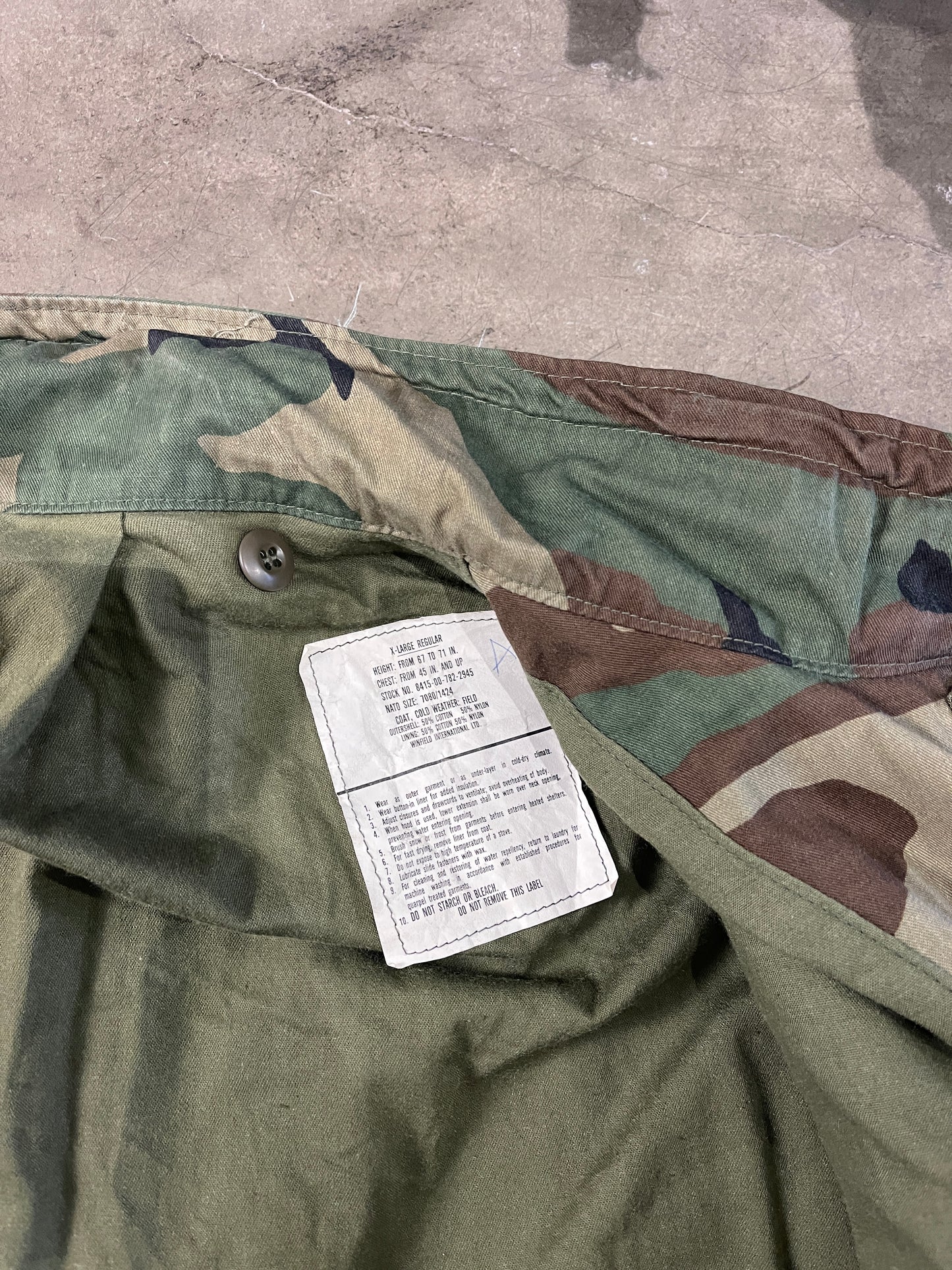 M65 Woodland Field Jacket (2XL)