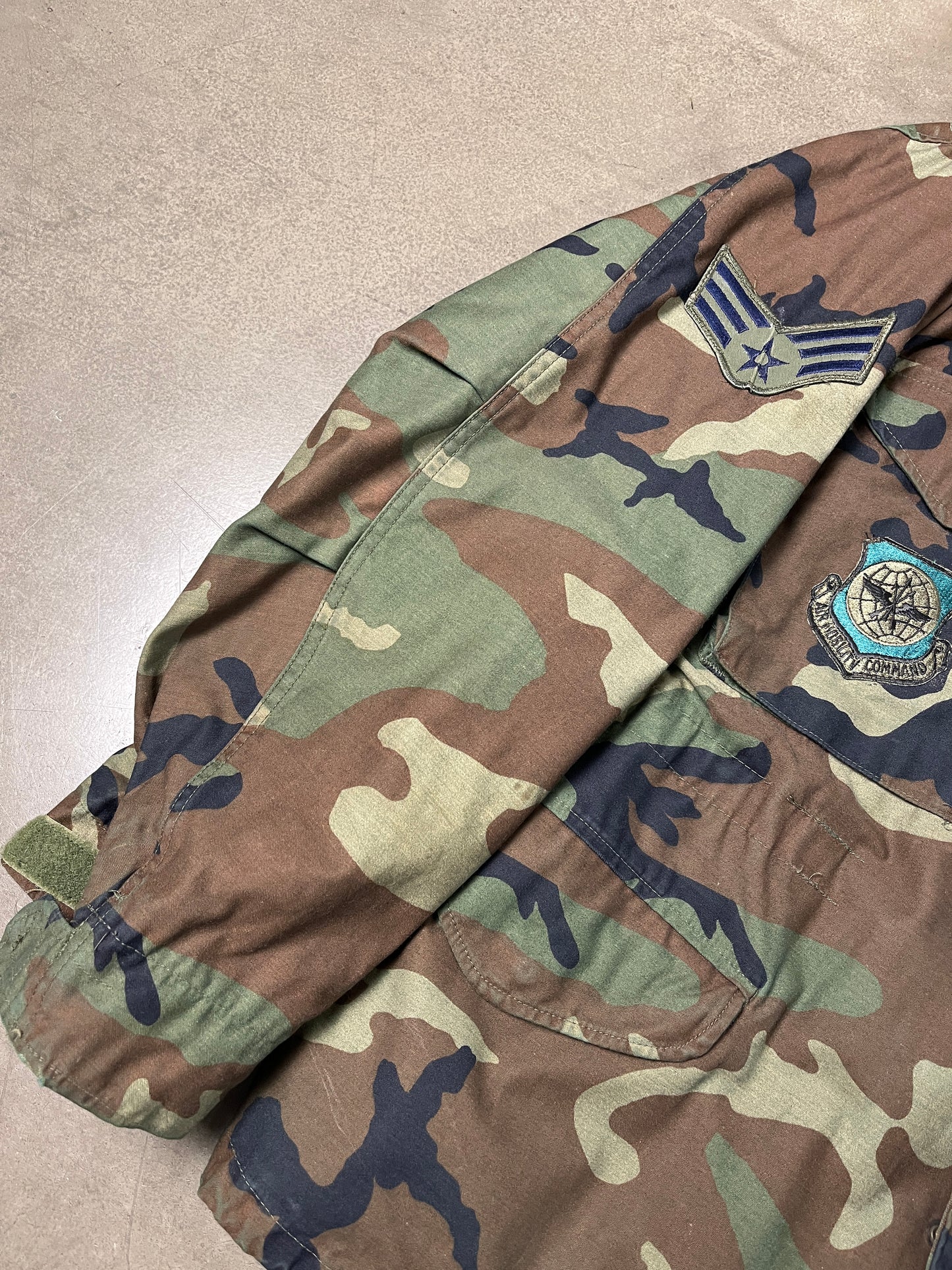M-65 Woodland Camo Field Jacket (XL)