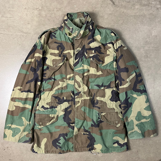 M-65 Woodland Camo Field Jacket (M)