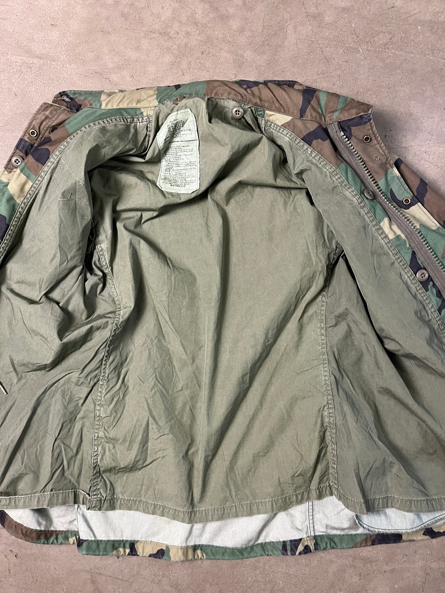 M-65 Woodland Camo Field Jacket (M)