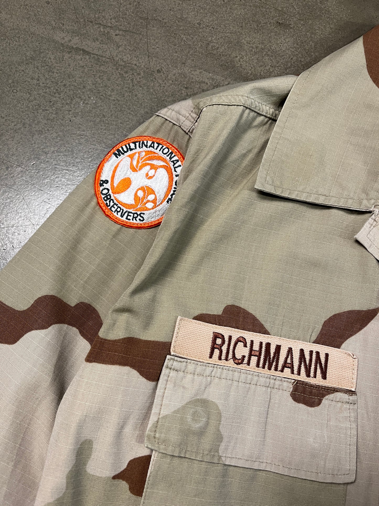 US 3-Color Desert Camo Jacket (L)