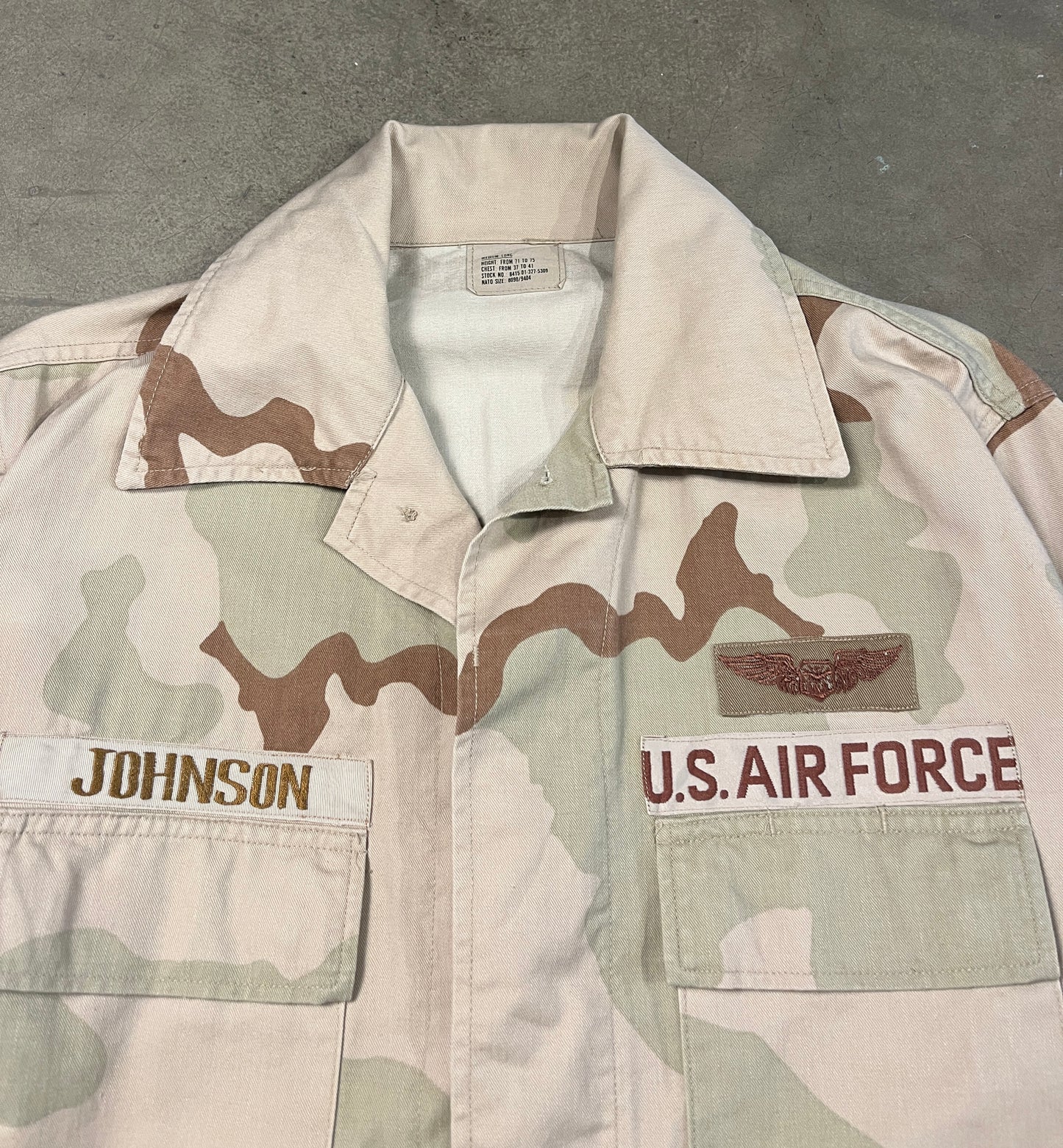 US 3-Color Desert Camo Jacket (L)