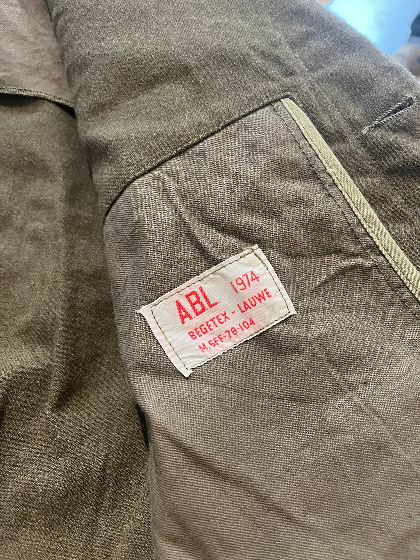 Belgian 60's Wool Cropped Jacket