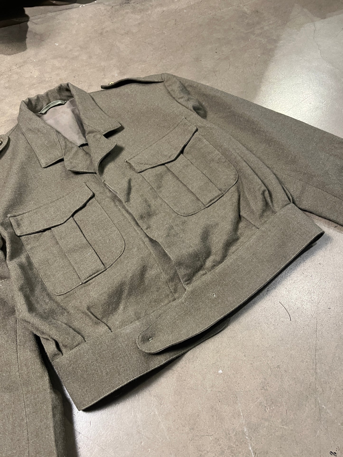 Belgian 60's Wool Cropped Jacket