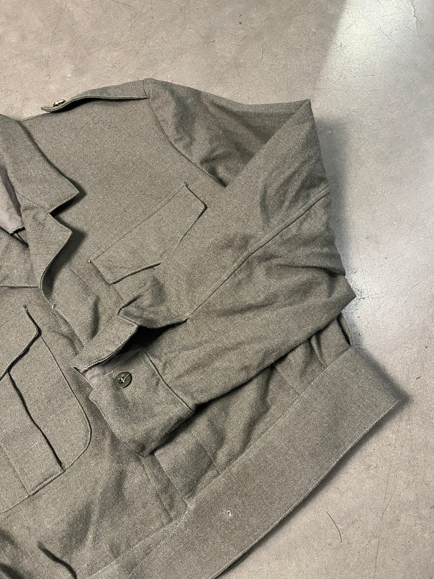 Belgian 60's Wool Cropped Jacket