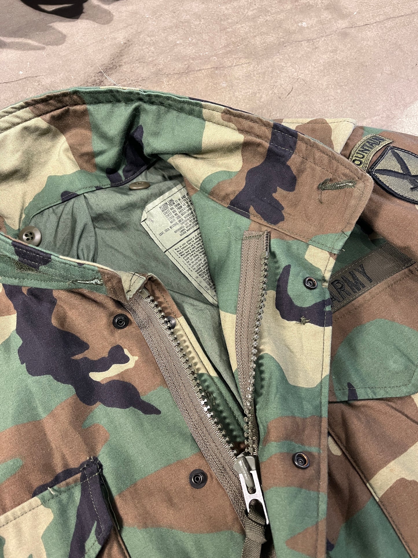 M65 Woodland Field Jacket (L)