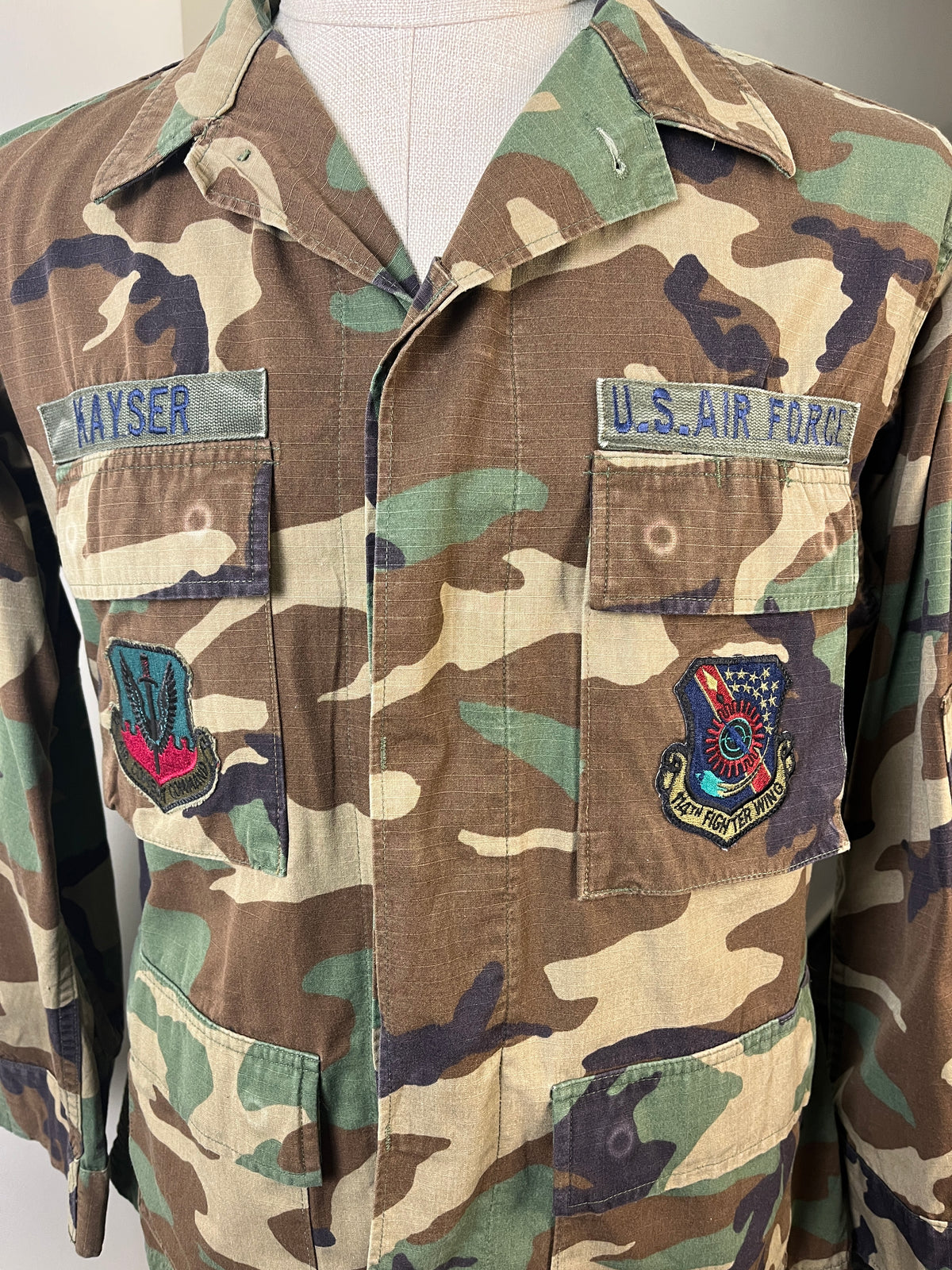 USAF Woodland Camo Jacket (L)