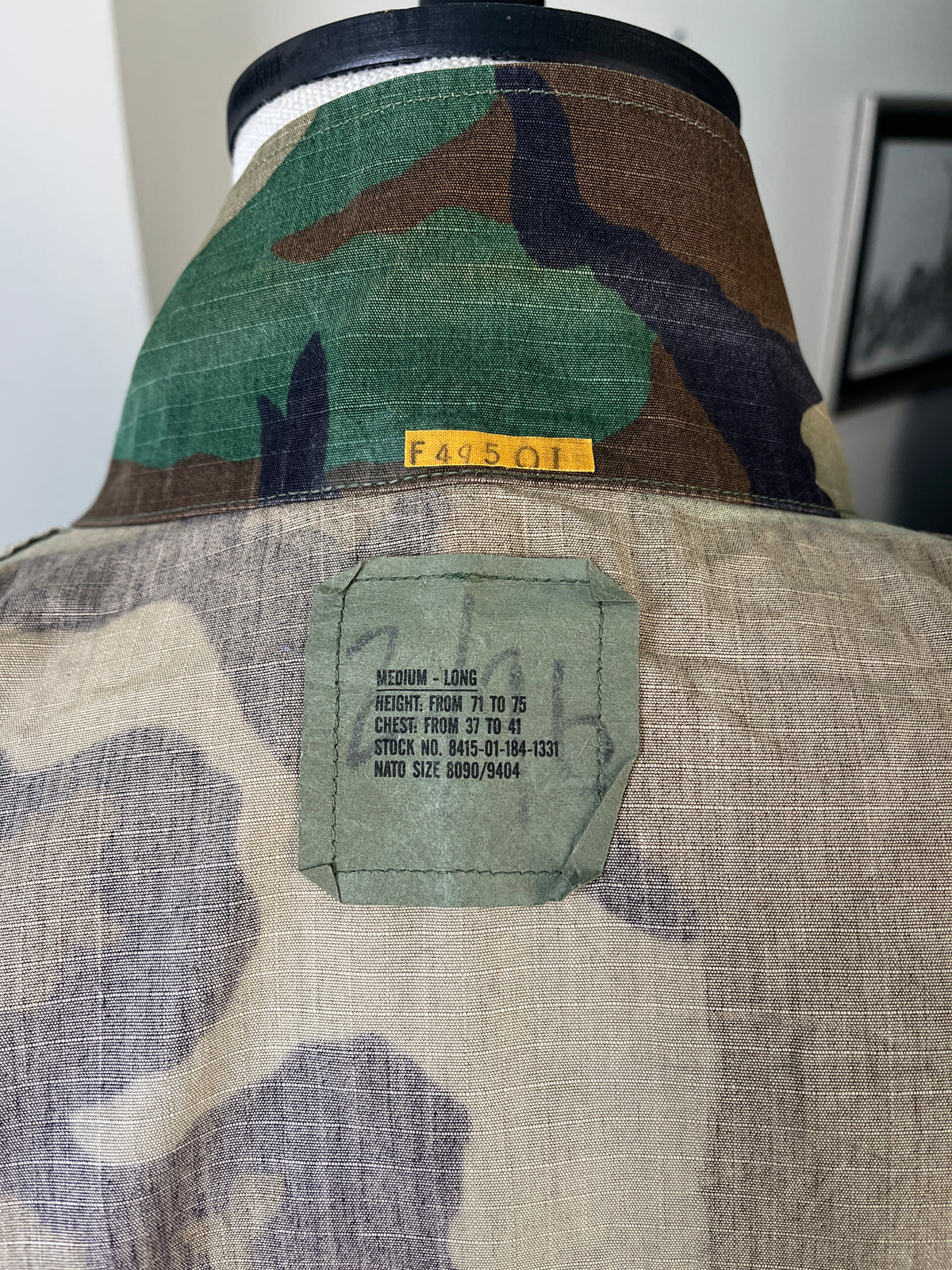 US Army Woodland Camo Jacket (L)