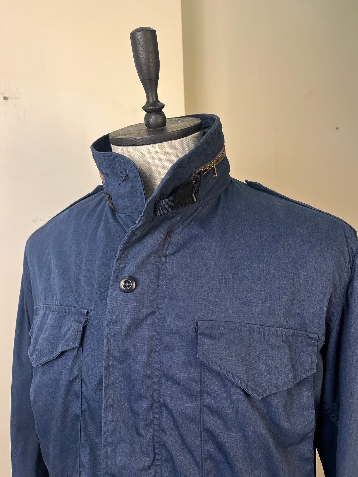 Navy Made in USA M-65 Field Jacket (L)