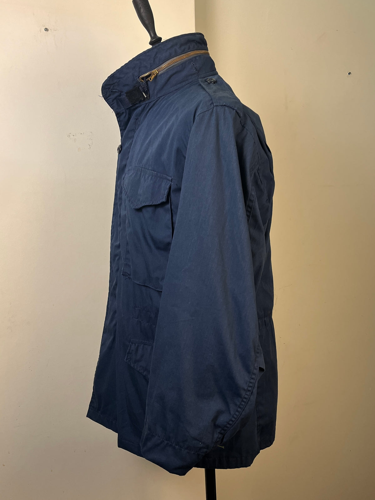 Navy Made in USA M-65 Field Jacket (L)