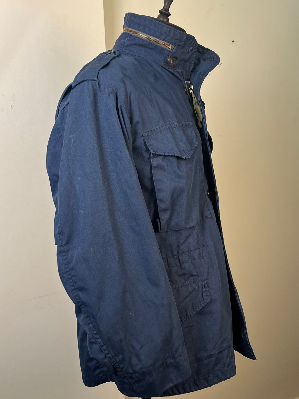 Navy Made in USA M-65 Field Jacket (L)