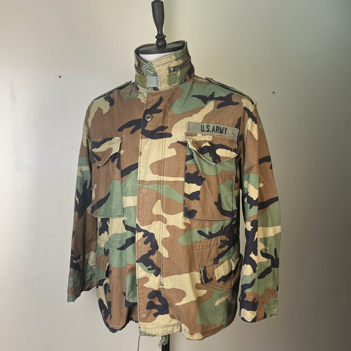 US Army Woodland  M-65 Field Jacket (L)