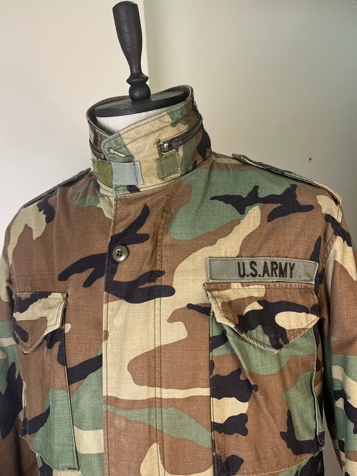 US Army Woodland  M-65 Field Jacket (L)