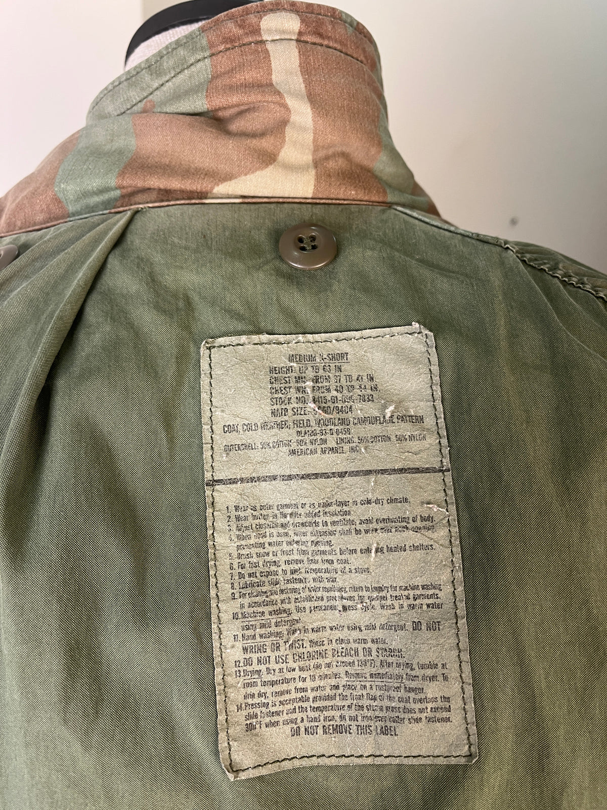 US Army Woodland  M-65 Field Jacket (L)