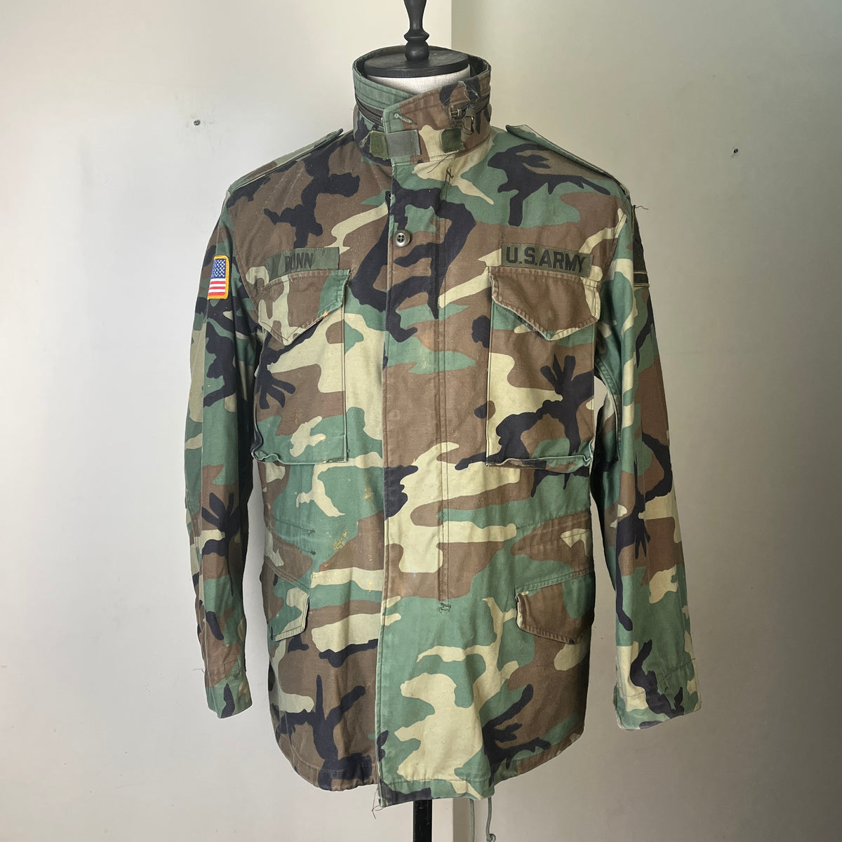 US Army Woodland  M-65 Field Jacket (L)
