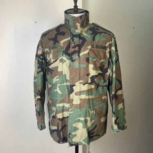US Army Woodland  M-65 Field Jacket (L)