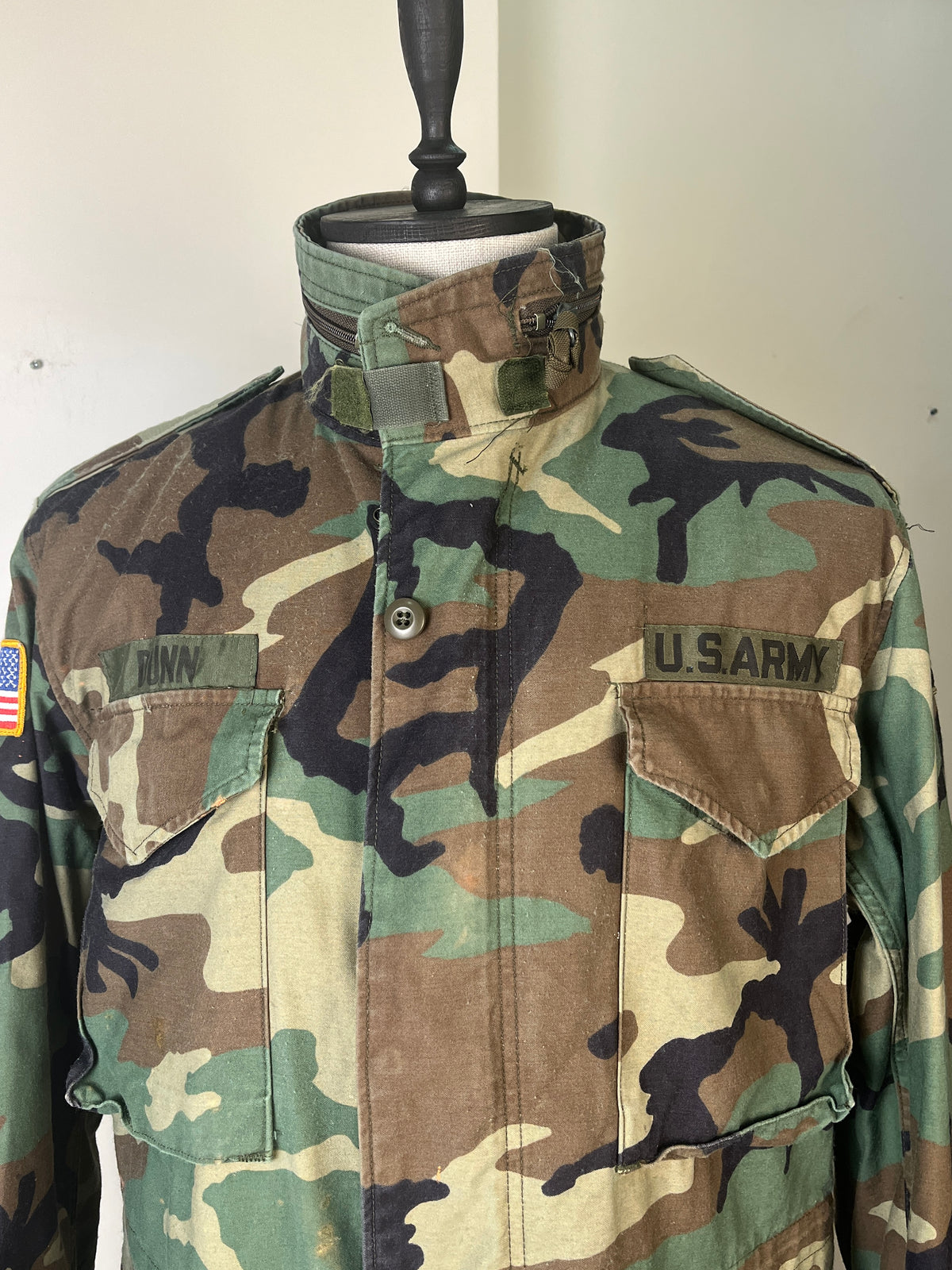 US Army Woodland  M-65 Field Jacket (L)