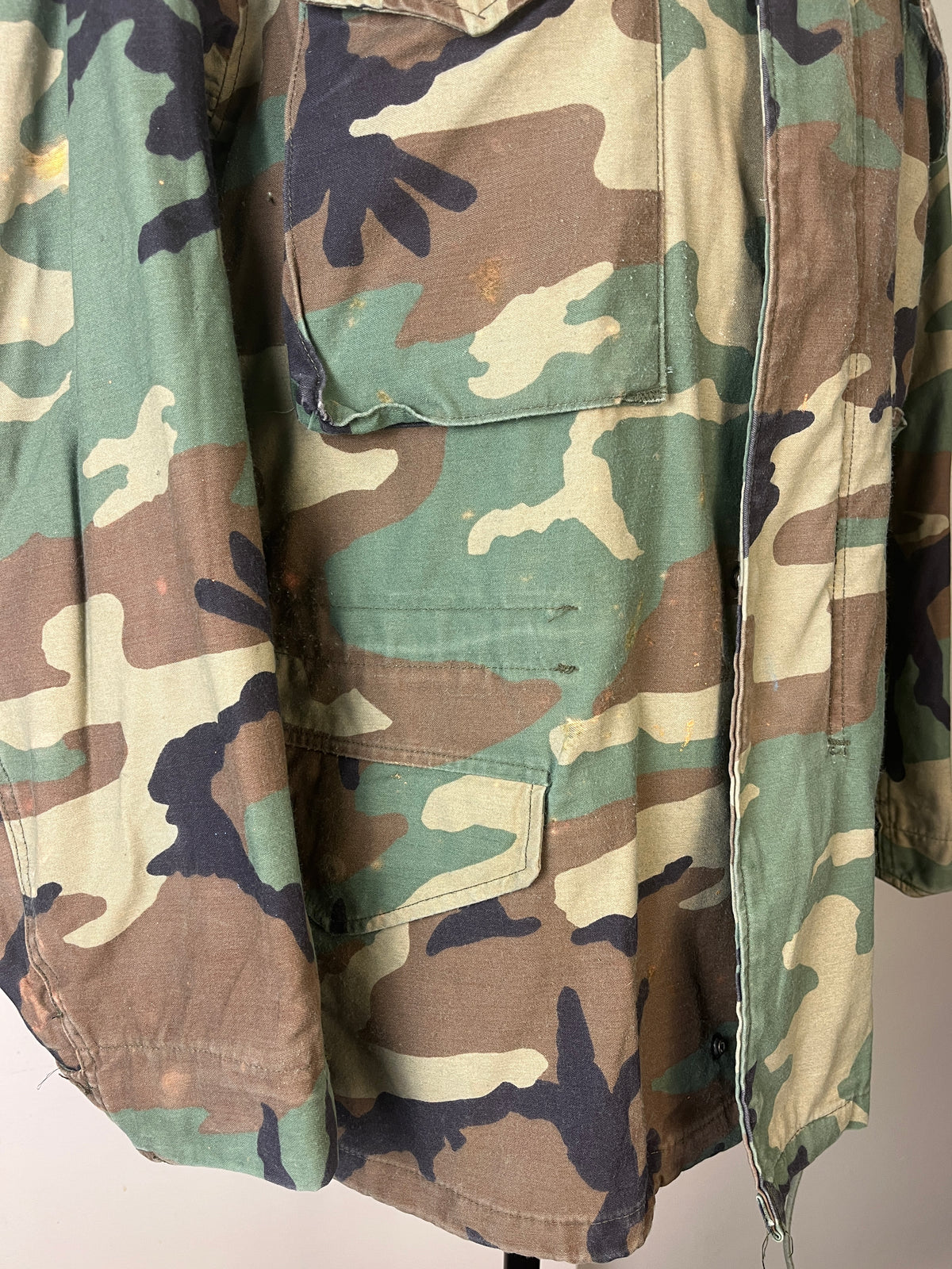 US Army Woodland  M-65 Field Jacket (L)