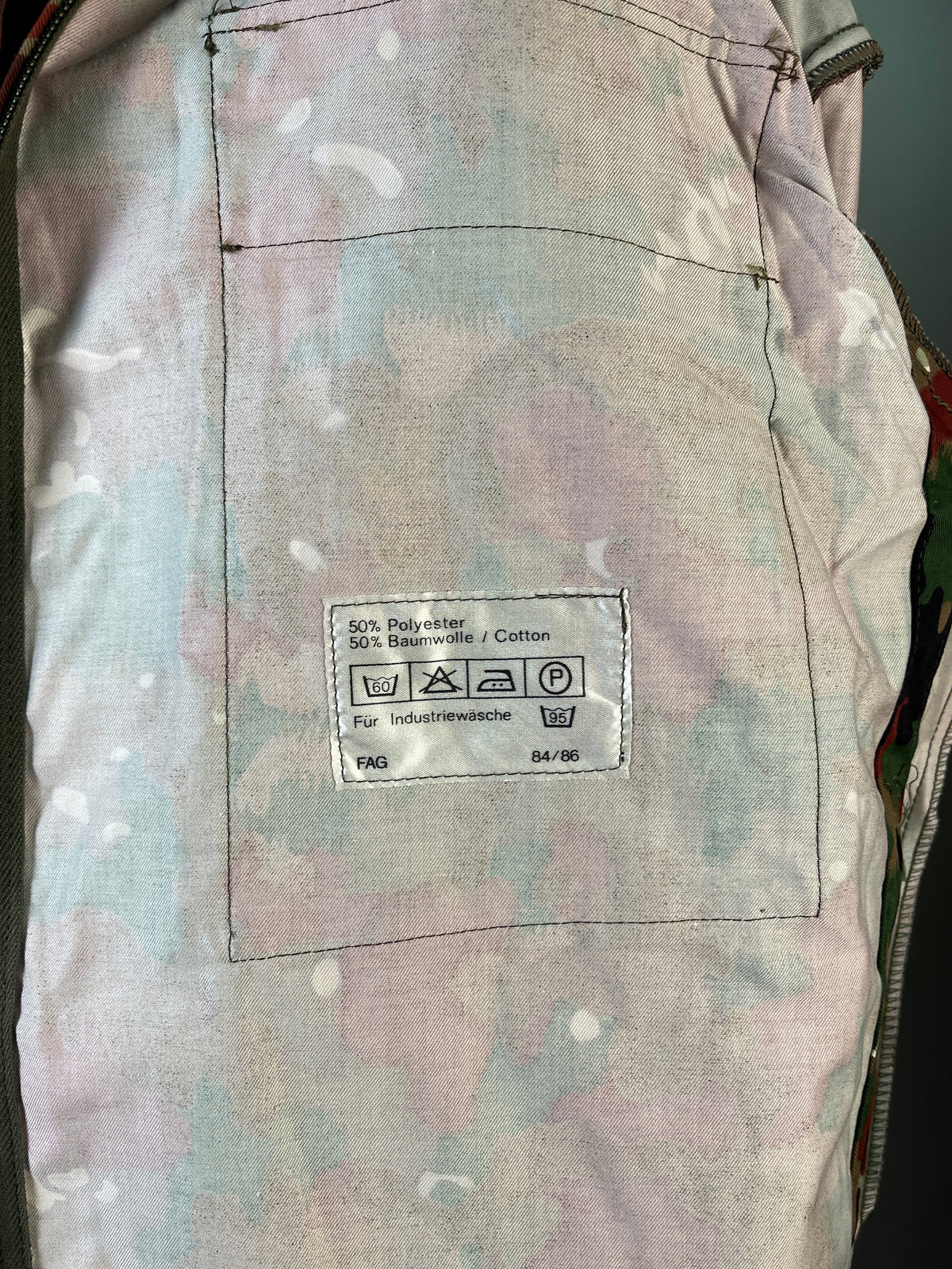 Swiss Army 80's Camo Jacket