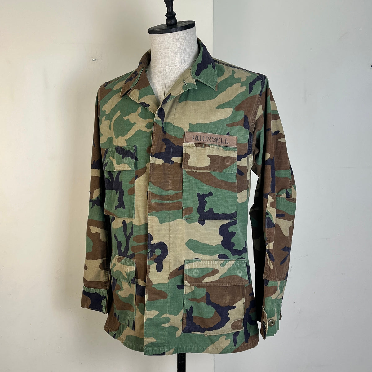 US Army Woodland Camo Jacket (L)